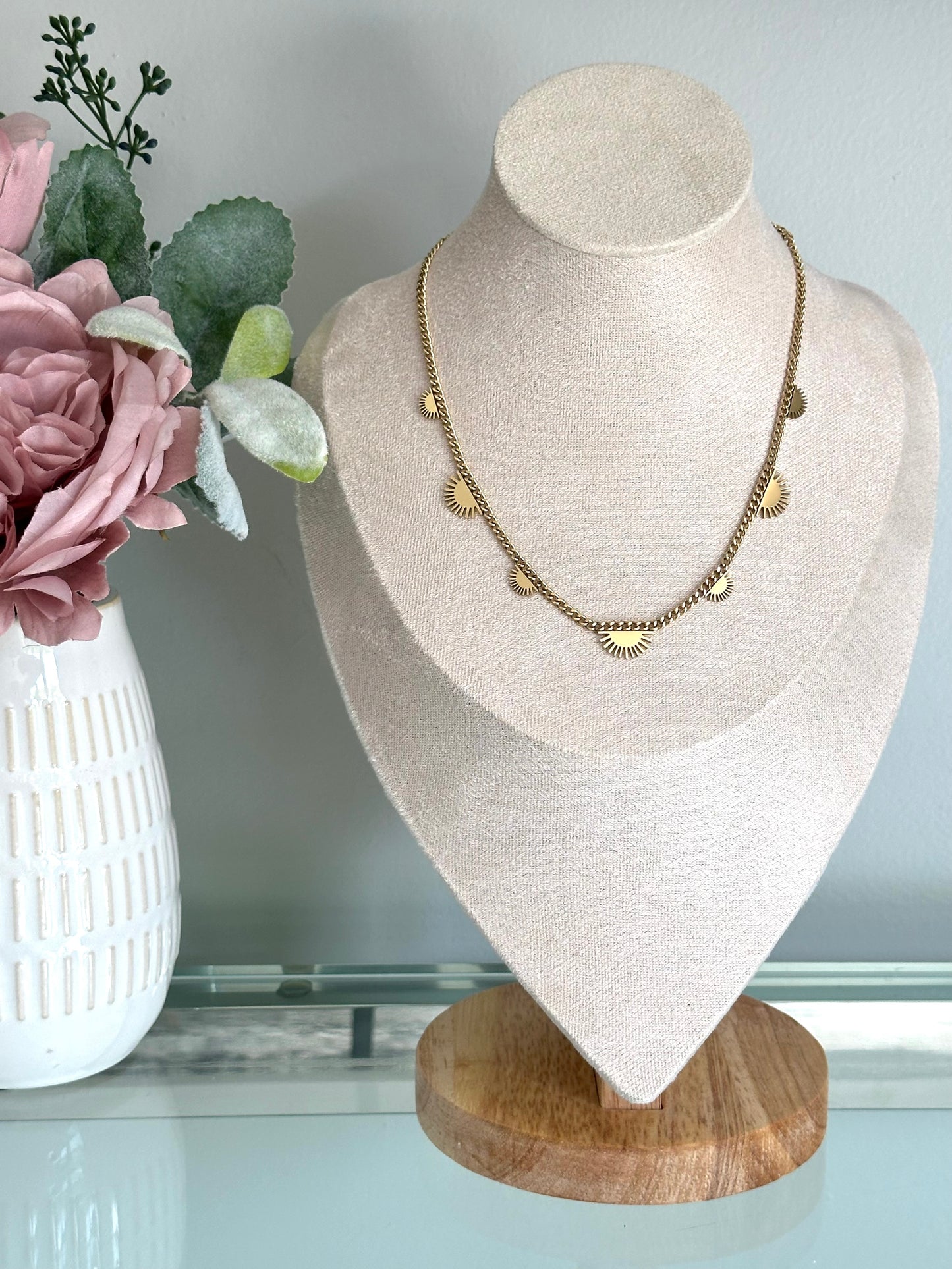 Sun Kissed Gold Necklace