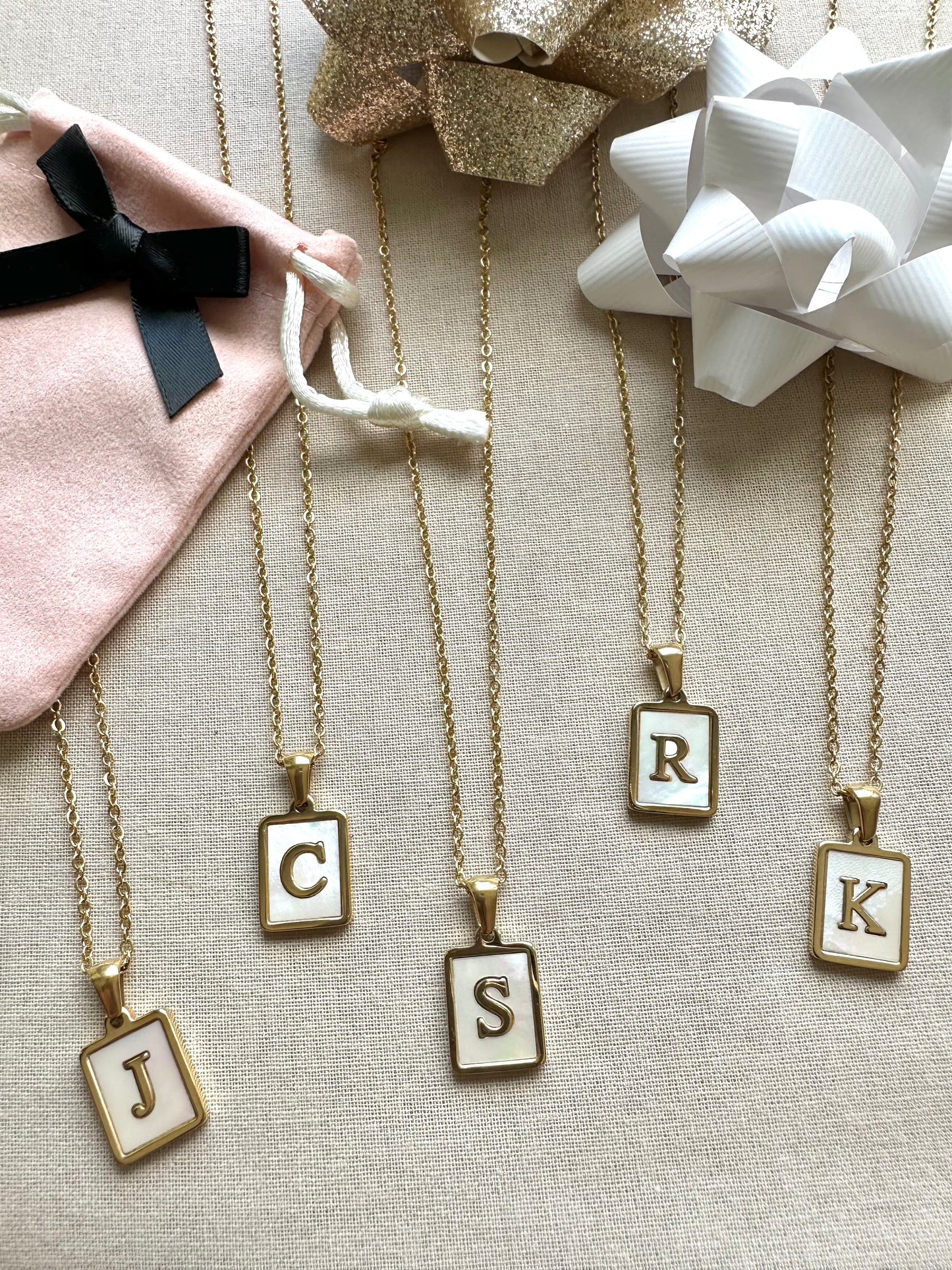 Initial Pendant Necklace