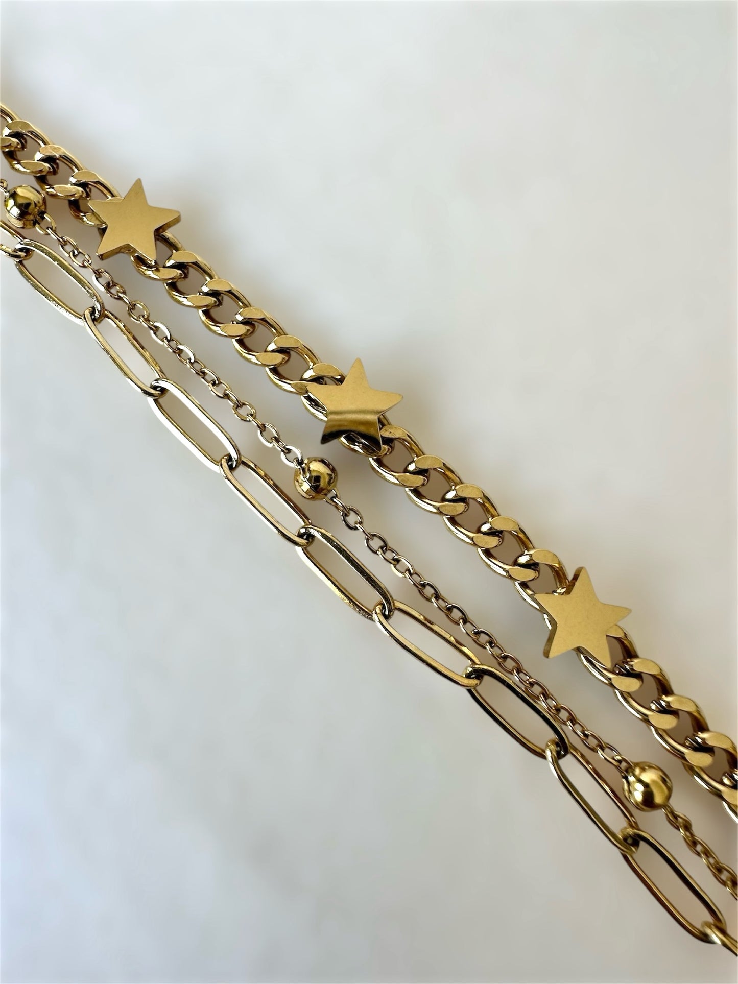 Star Triple Stack Bracelet